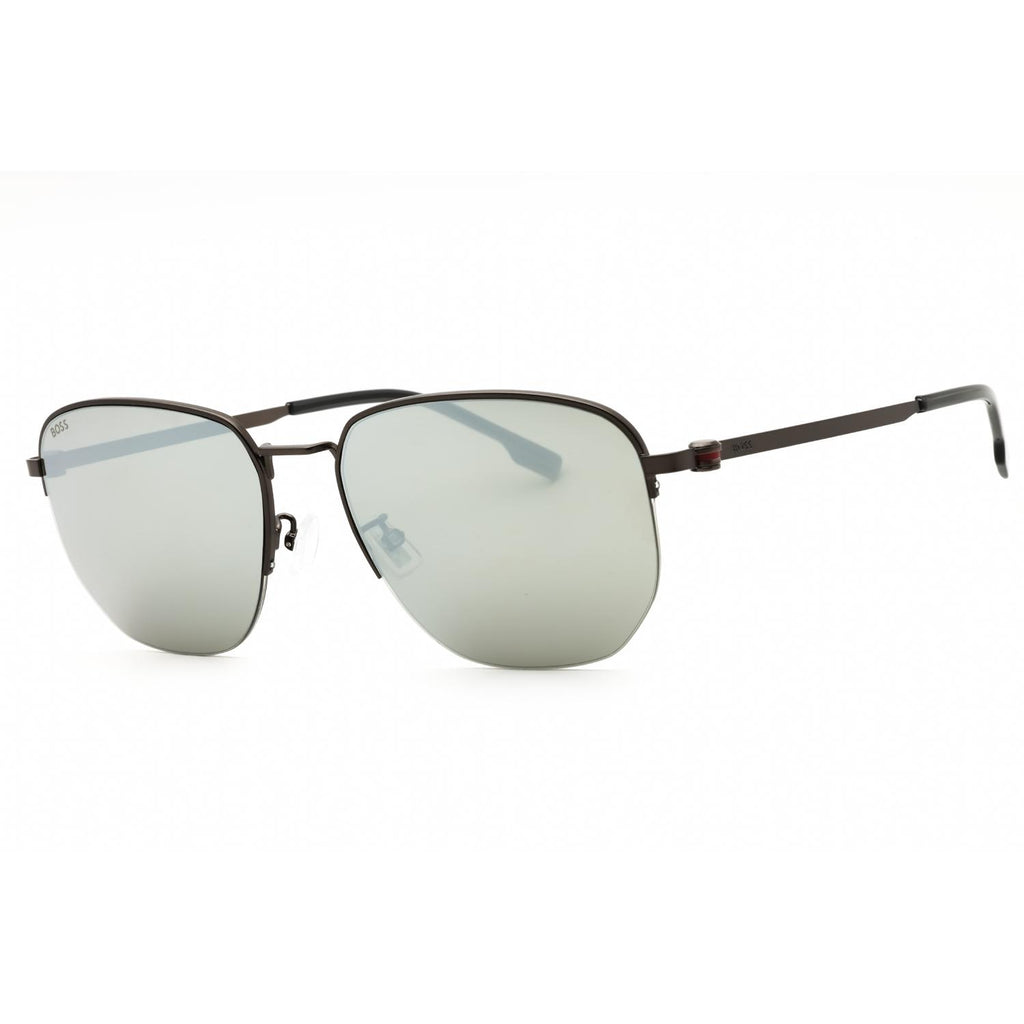 Hugo Boss BOSS 1538/F/SK Matte Dark Ruthenium Silver SP Sunglasses