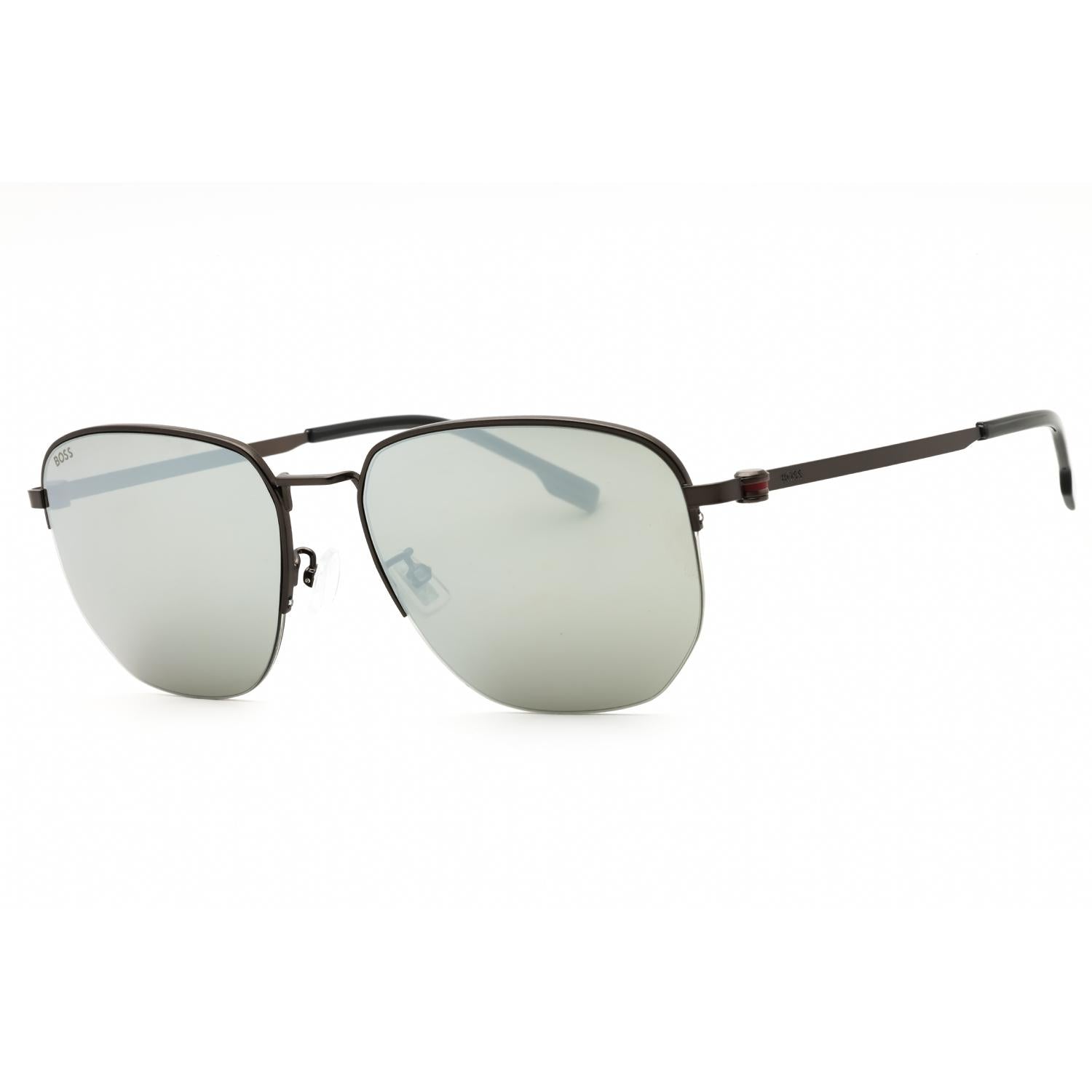 Hugo Boss BOSS 1538/F/SK Matte Dark Ruthenium Silver SP Sunglasses