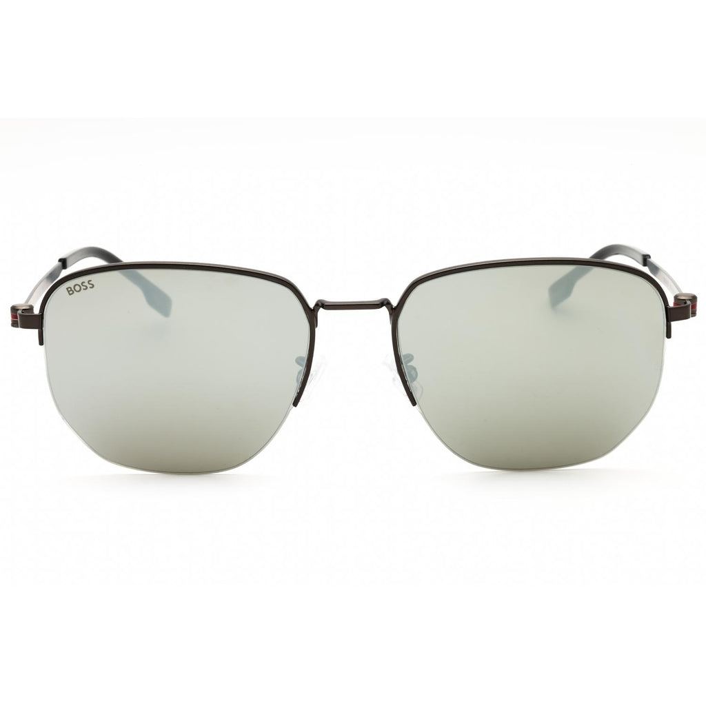 Hugo Boss BOSS 1538/F/SK Matte Dark Ruthenium Silver SP Sunglasses