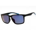 Hugo Boss BOSS 1542/F/S Men Rectangular Sunglasses Matte Grey Blue / BLSP PZ HC OL