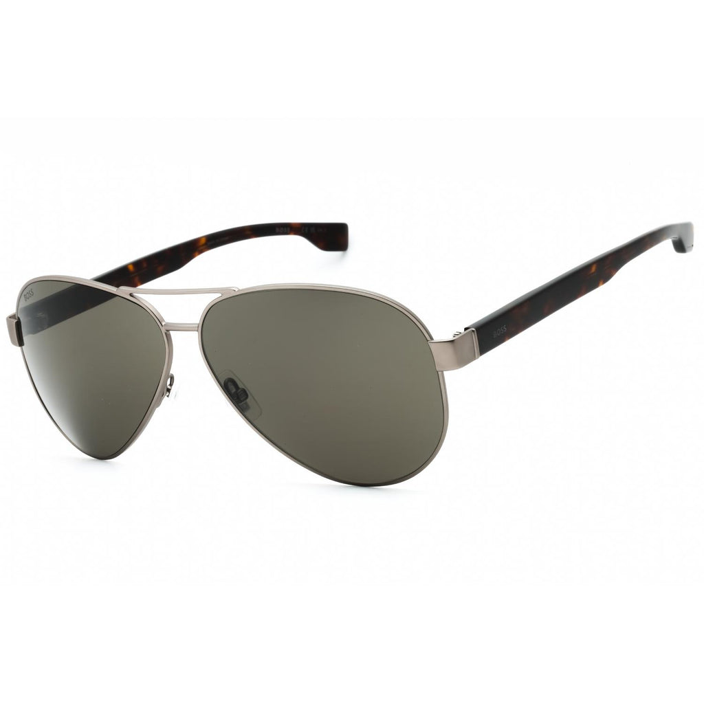 Hugo Boss BOSS 1560/O/S Matte Ruthenium Brown Lens Sunglasses