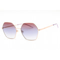 Hugo Boss BOSS 1589/S Women Round Sunglasses Gold Copper / BurgSF Viol