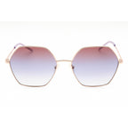 Hugo Boss BOSS 1589/S Women Round Sunglasses Gold Copper / BurgSF Viol