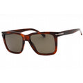 Hugo Boss BOSS 1598/S Men Rectangular Sunglasses Brown Horn / Grey