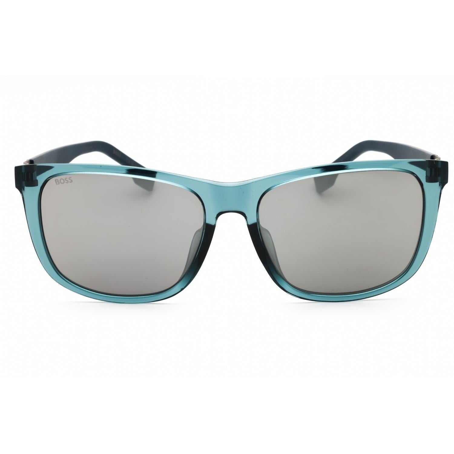 Hugo Boss BOSS 1617/F/S Men Rectangular Sunglasses Blue / Silver SP