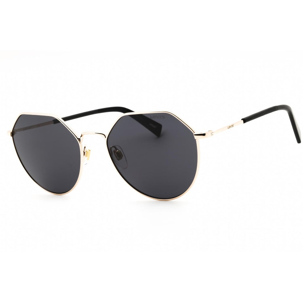 Levi's LV 1020/S Unisex Round Sunglasses Gold / Grey