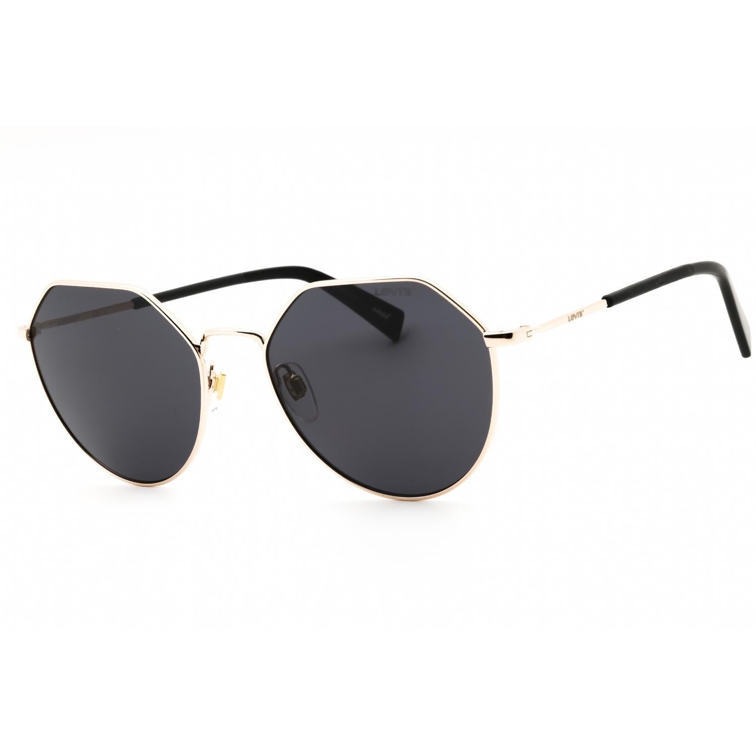Levi's LV 1020/S Unisex Round Sunglasses Gold / Grey