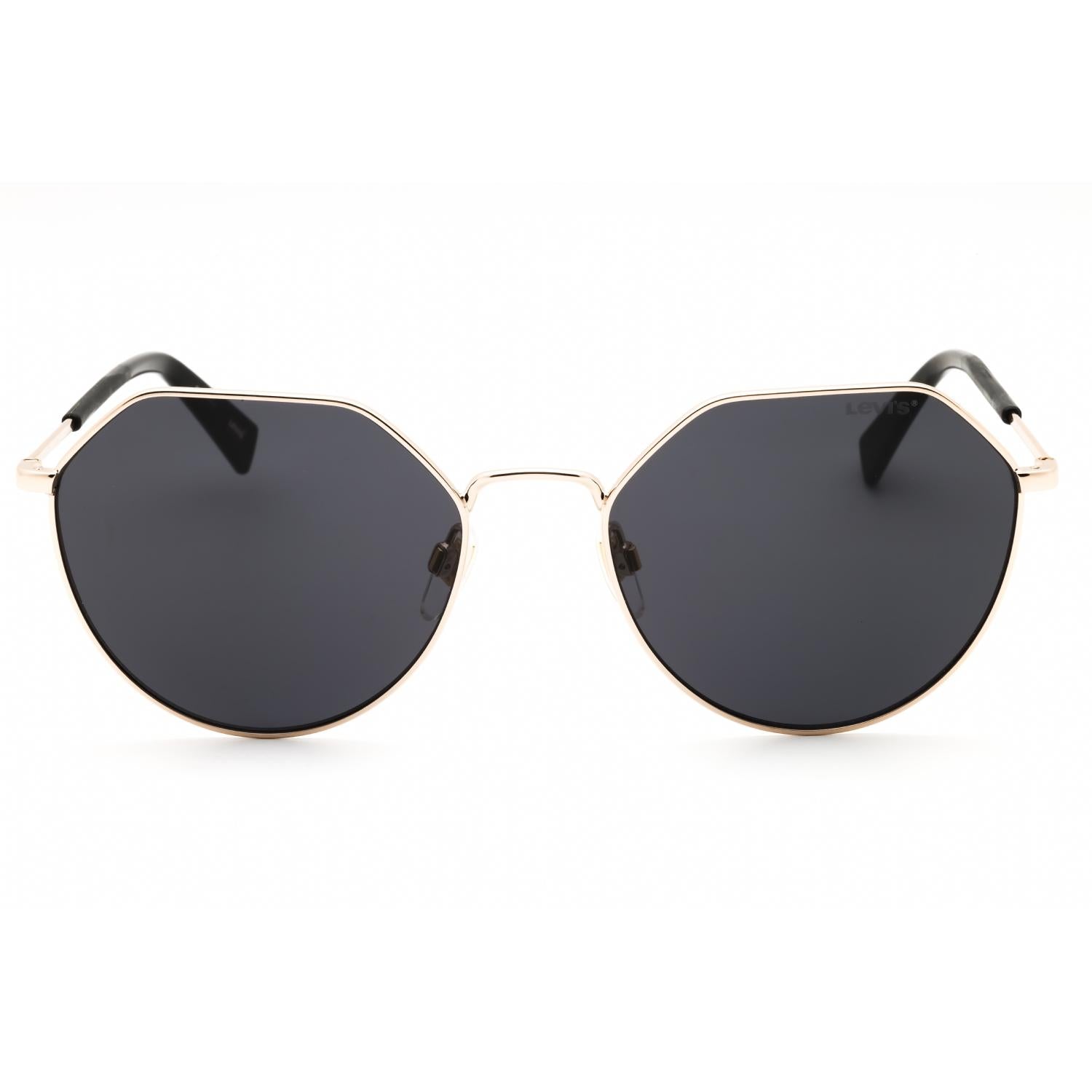 Levi's LV 1020/S Unisex Round Sunglasses Gold / Grey