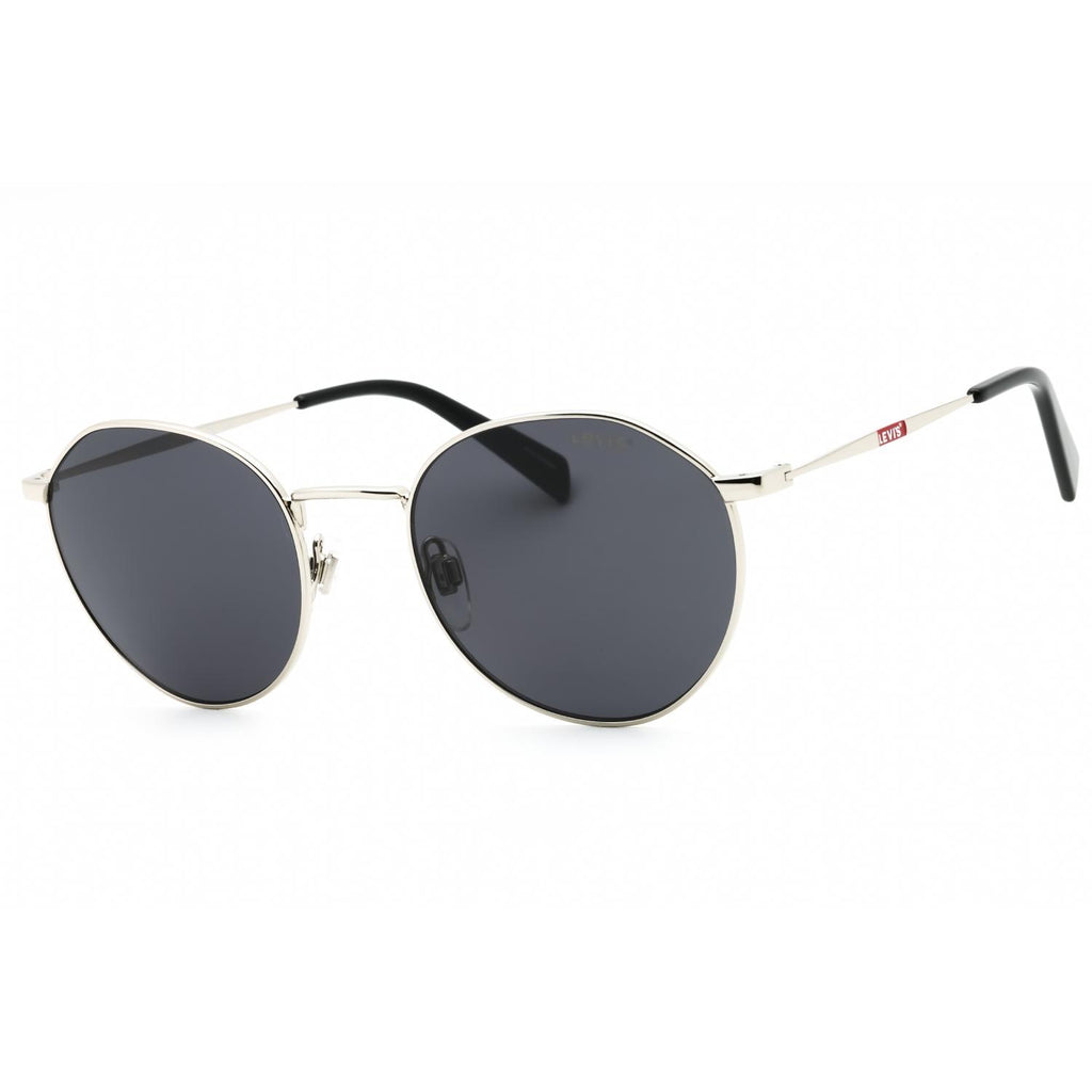 Levi's LV 1028/S Unisex Round Sunglasses Palladium / Grey