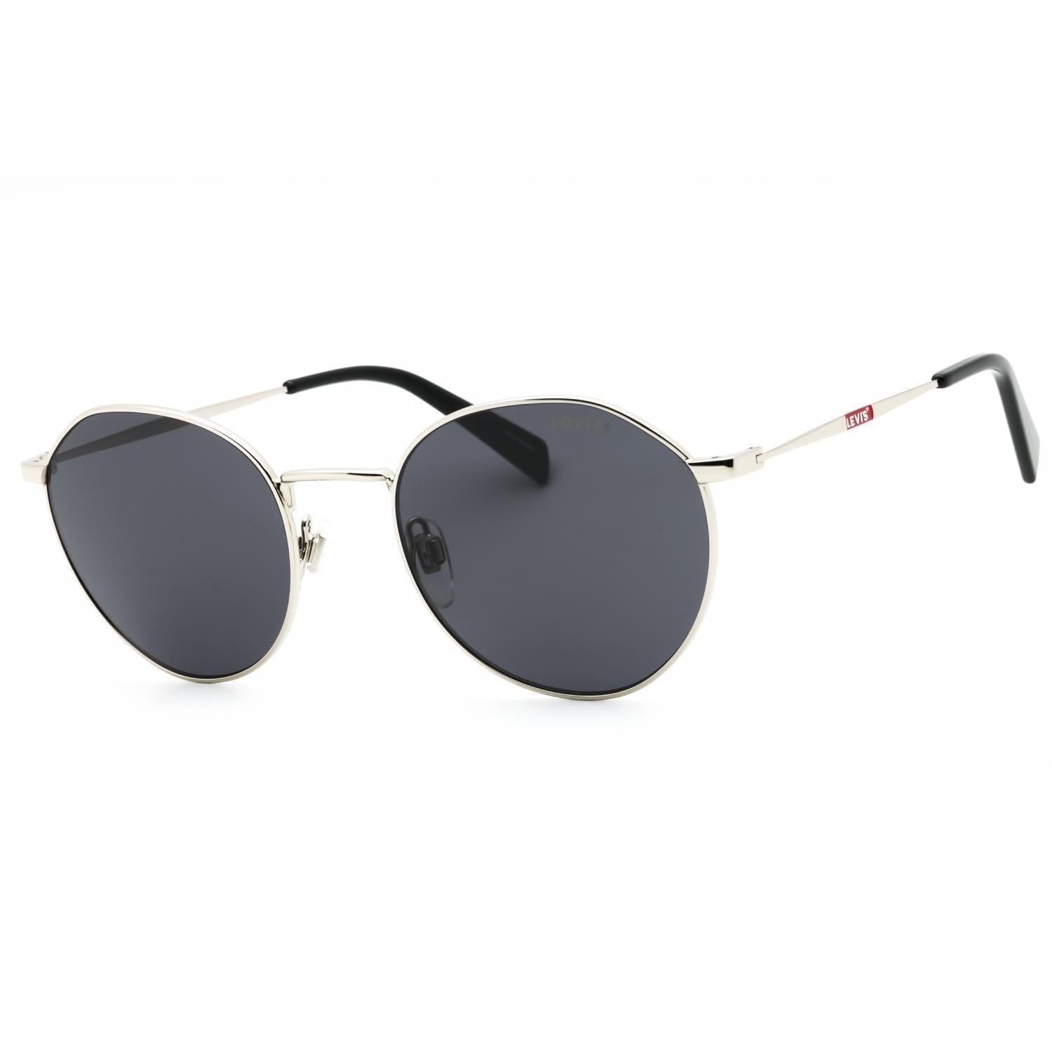 Levi's LV 1028/S Unisex Round Sunglasses Palladium / Grey