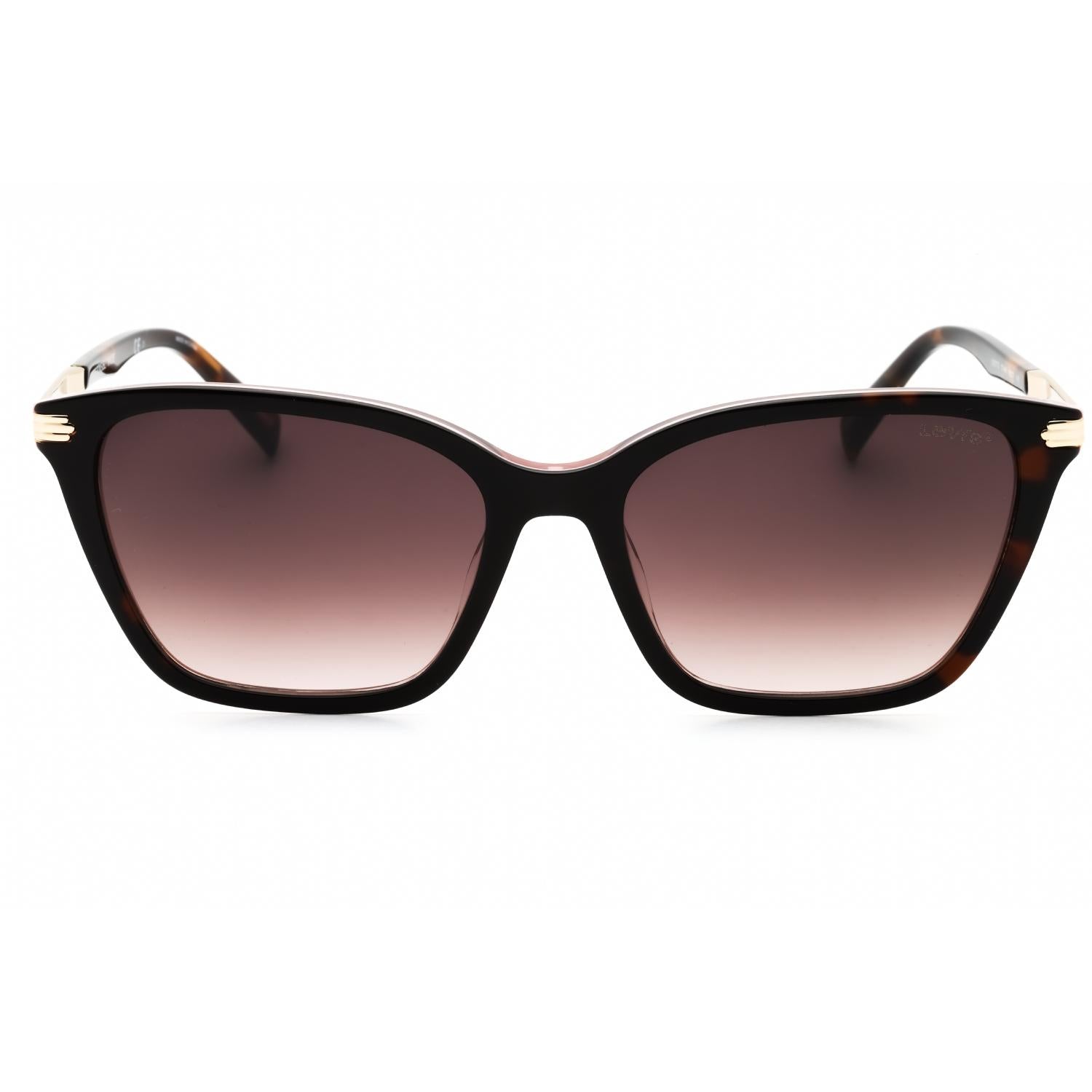 Levi's LV 5017/S Women Rectangular Sunglasses Havana Pink / Brown SF