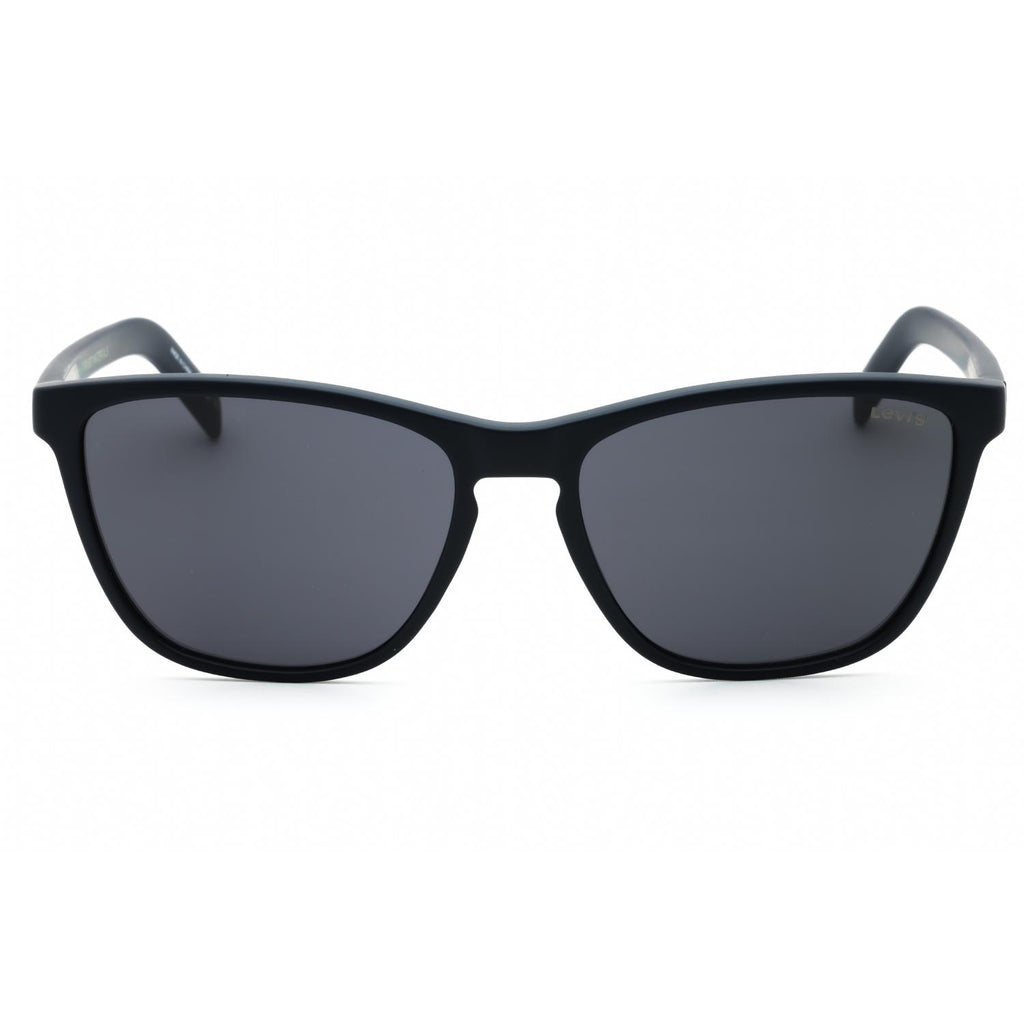 Levi's LV 5027/S Men Rectangular Sunglasses Matte Blue / Grey