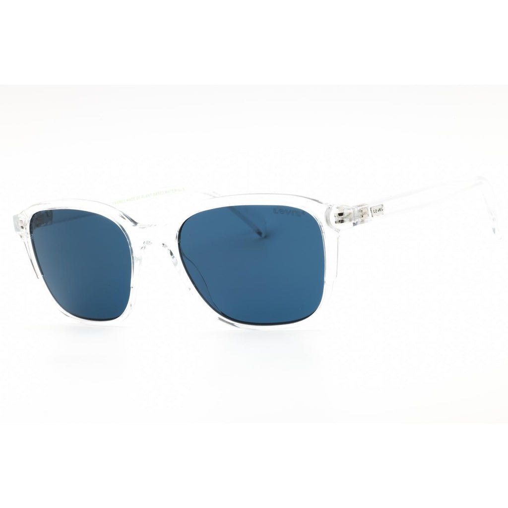 Levi's LV 5030/S Unisex Rectangular Sunglasses Clear / Blue