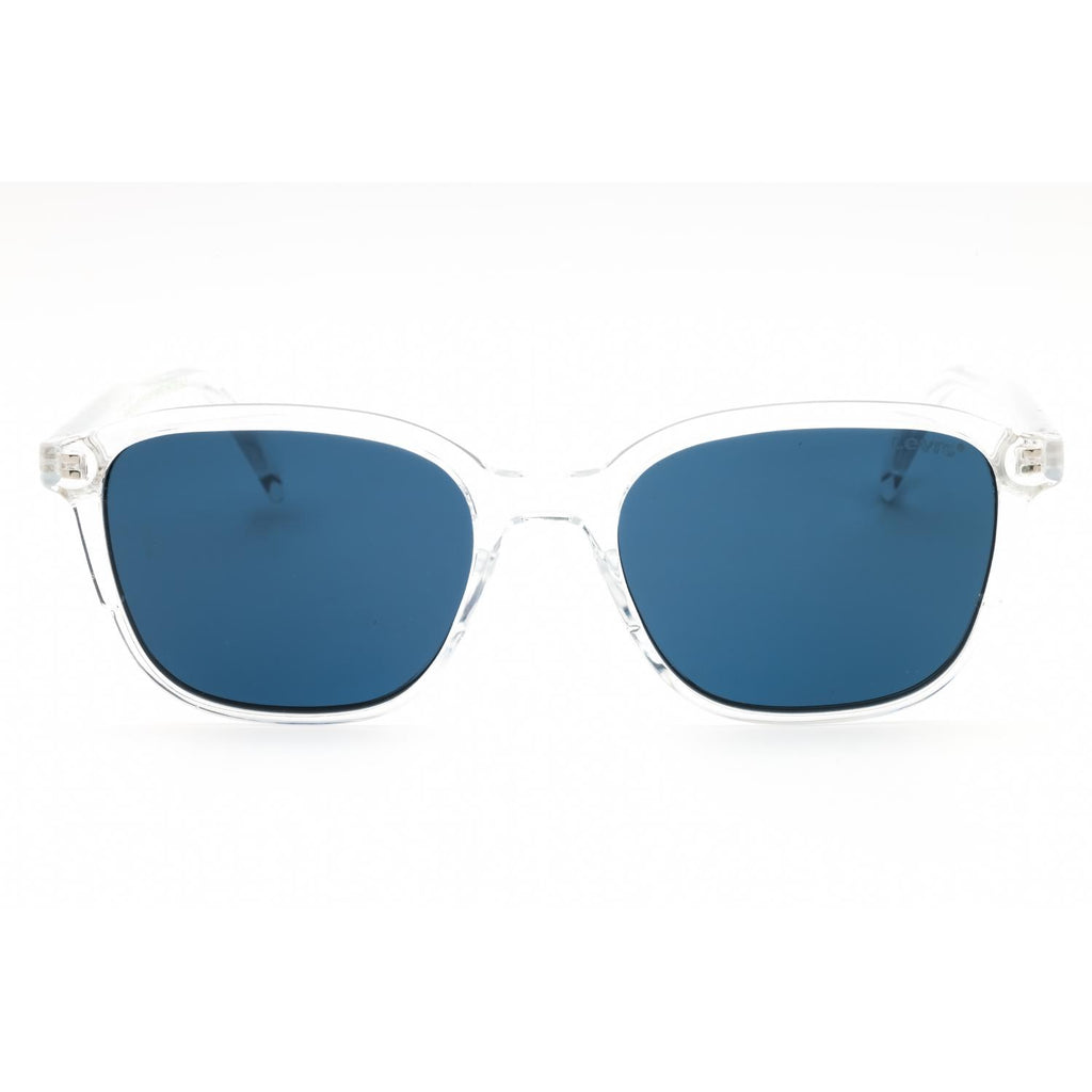 Levi's LV 5030/S Unisex Rectangular Sunglasses Clear / Blue