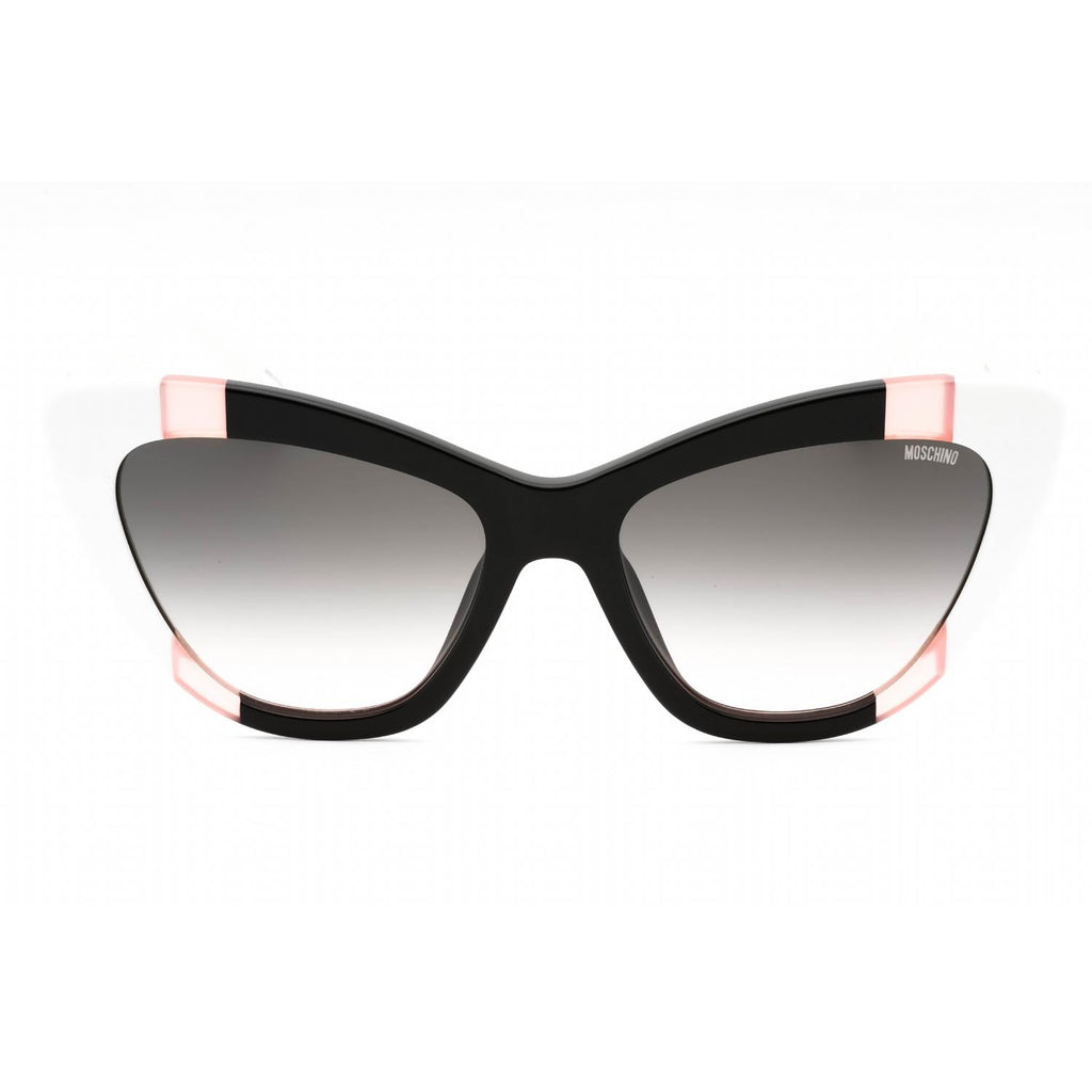 Moschino MOS122/S Women's Cat Eye Sunglasses Black Pink Green Pink
