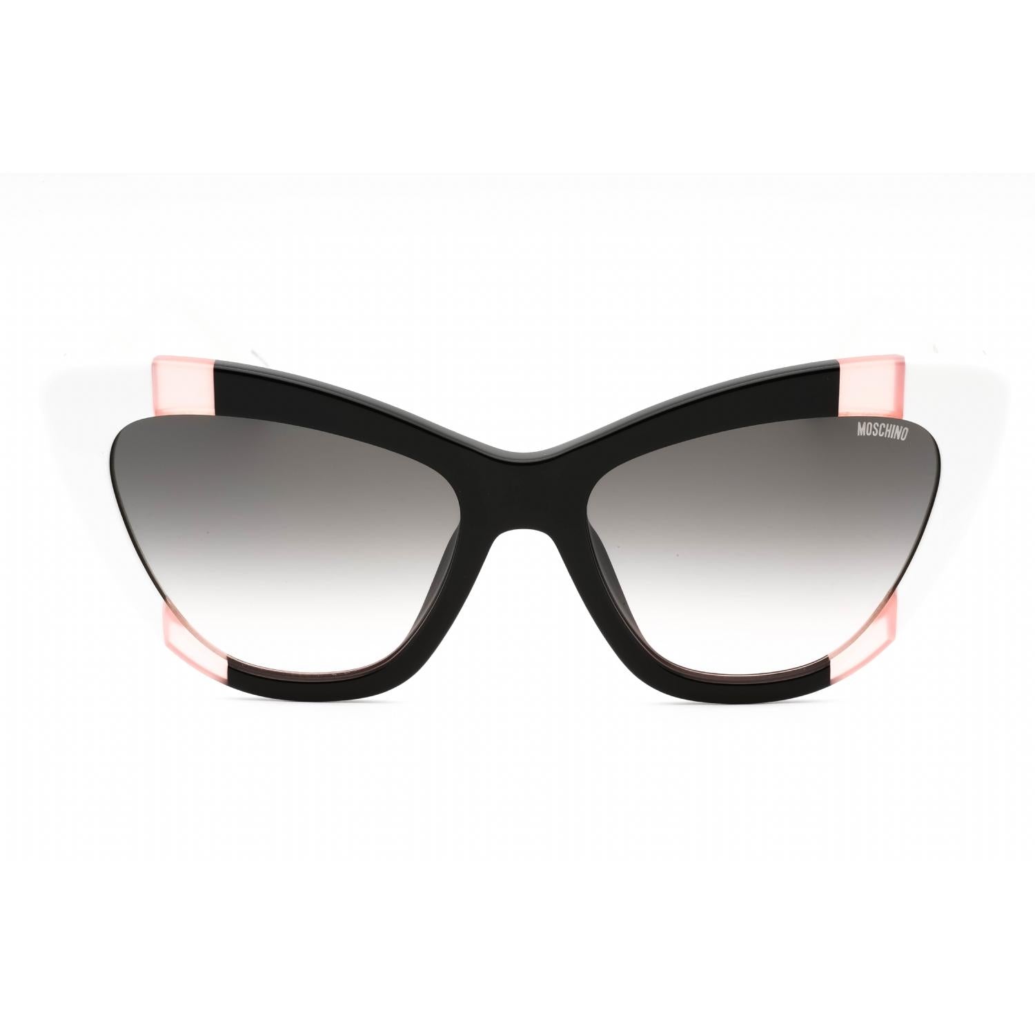 Moschino MOS122/S Women's Cat Eye Sunglasses Black Pink Green Pink