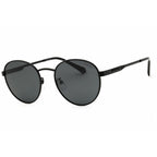 Polaroid Core PLD 2144/G/S/X Men Round Polarized Sunglasses Matte Black / Grey