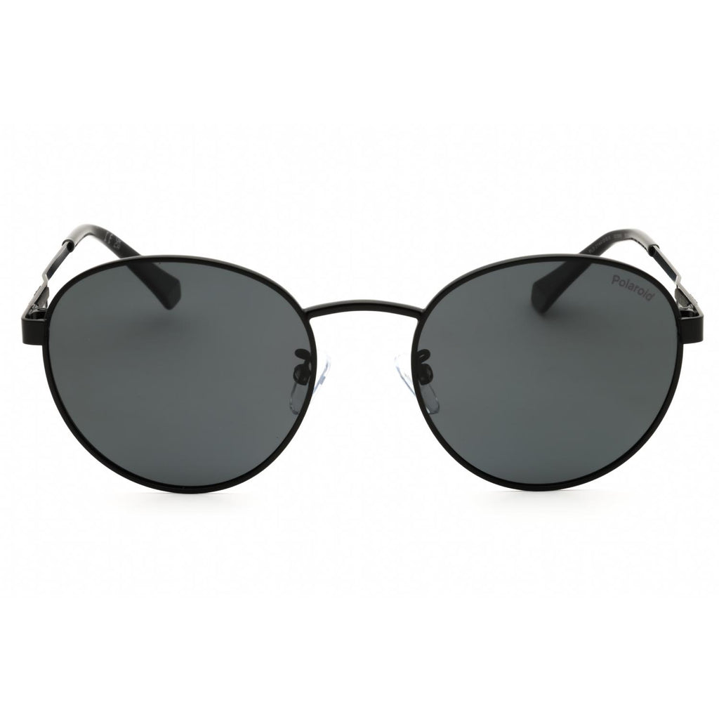 Polaroid Core PLD 2144/G/S/X Men Round Polarized Sunglasses Matte Black / Grey