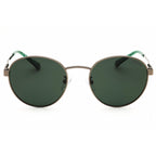 Polaroid Core PLD 2144/G/S/X Men Round Polarized Sunglasses Ruthenium / Green