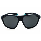 Polaroid Core PLD 2152/S Men Rectangular Polarized Sunglasses Matte Blue / Blue