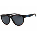 Polaroid Core PLD 2156/S Men Oval Polarized Sunglasses Matte Brown Havana / Blue