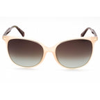 Polaroid Core PLD 4125/G/S Women Rectangular Polarized Sunglasses White / Brown Shaded
