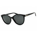 Polaroid Core PLD 4133/S/X Women Cat Eye Polarized Sunglasses Shiny Black / Gray Shaded
