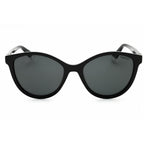 Polaroid Core PLD 4133/S/X Women Cat Eye Polarized Sunglasses Shiny Black / Gray Shaded