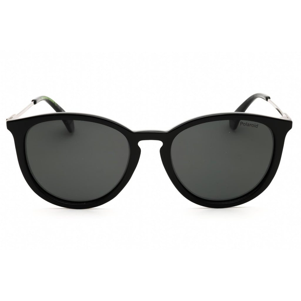 Polaroid Core PLD 4143/S/X Unisex Round Polarized Sunglasses Black / Polar Grey