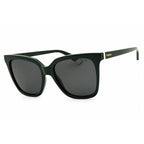 Polaroid Core PLD 4155/S/X Women Rectangular Polarized Sunglasses Green / Grey