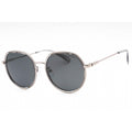 Polaroid Core PLD 4160/G/S/X Women Round Polarized Sunglasses Ruthenium / Grey