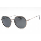 Polaroid Core PLD 4160/G/S/X Women Round Polarized Sunglasses Ruthenium / Grey