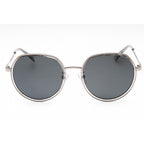 Polaroid Core PLD 4160/G/S/X Women Round Polarized Sunglasses Ruthenium / Grey