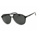 Polaroid Core PLD 4162/S Men Aviator Polarized Sunglasses Black Crystal / Grey
