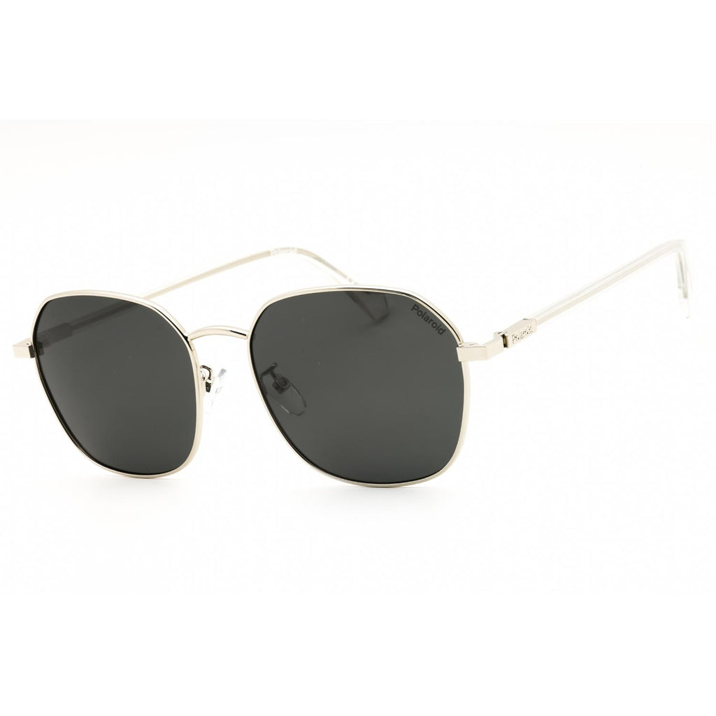 Polaroid Core PLD 4168/G/S/X Men Oval Polarized Sunglasses Palladium Silver / Polar Grey