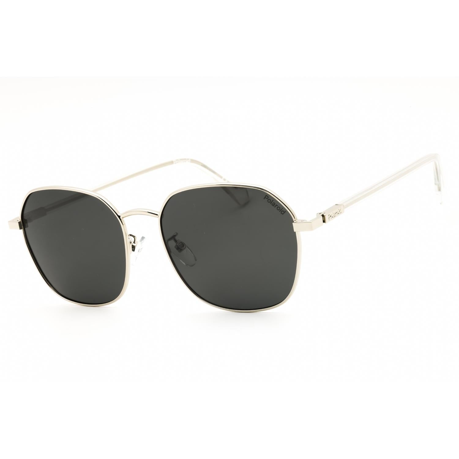 Polaroid Core PLD 4168/G/S/X Men Oval Polarized Sunglasses Palladium Silver / Polar Grey