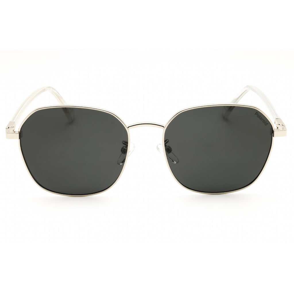 Polaroid Core PLD 4168/G/S/X Men Oval Polarized Sunglasses Palladium Silver / Polar Grey