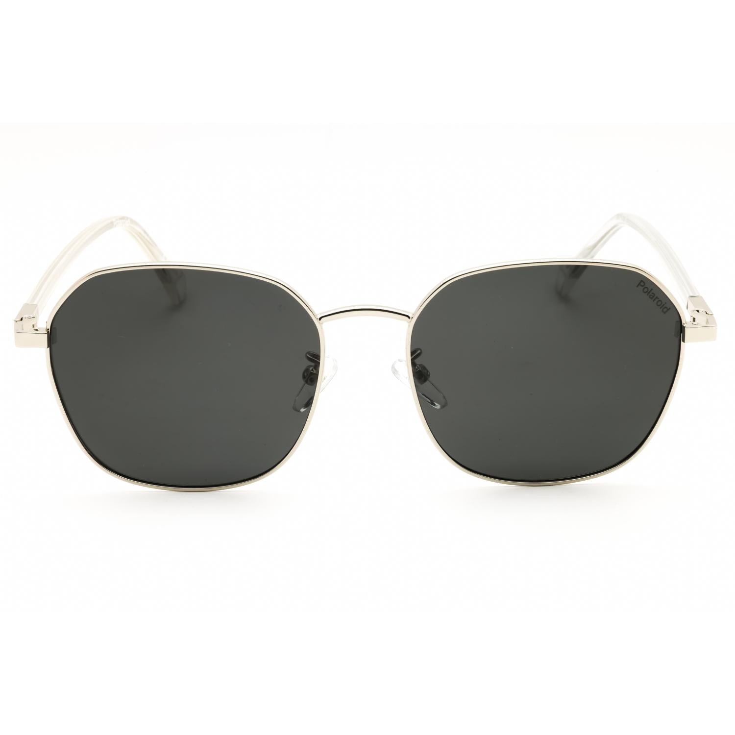 Polaroid Core PLD 4168/G/S/X Men Oval Polarized Sunglasses Palladium Silver / Polar Grey