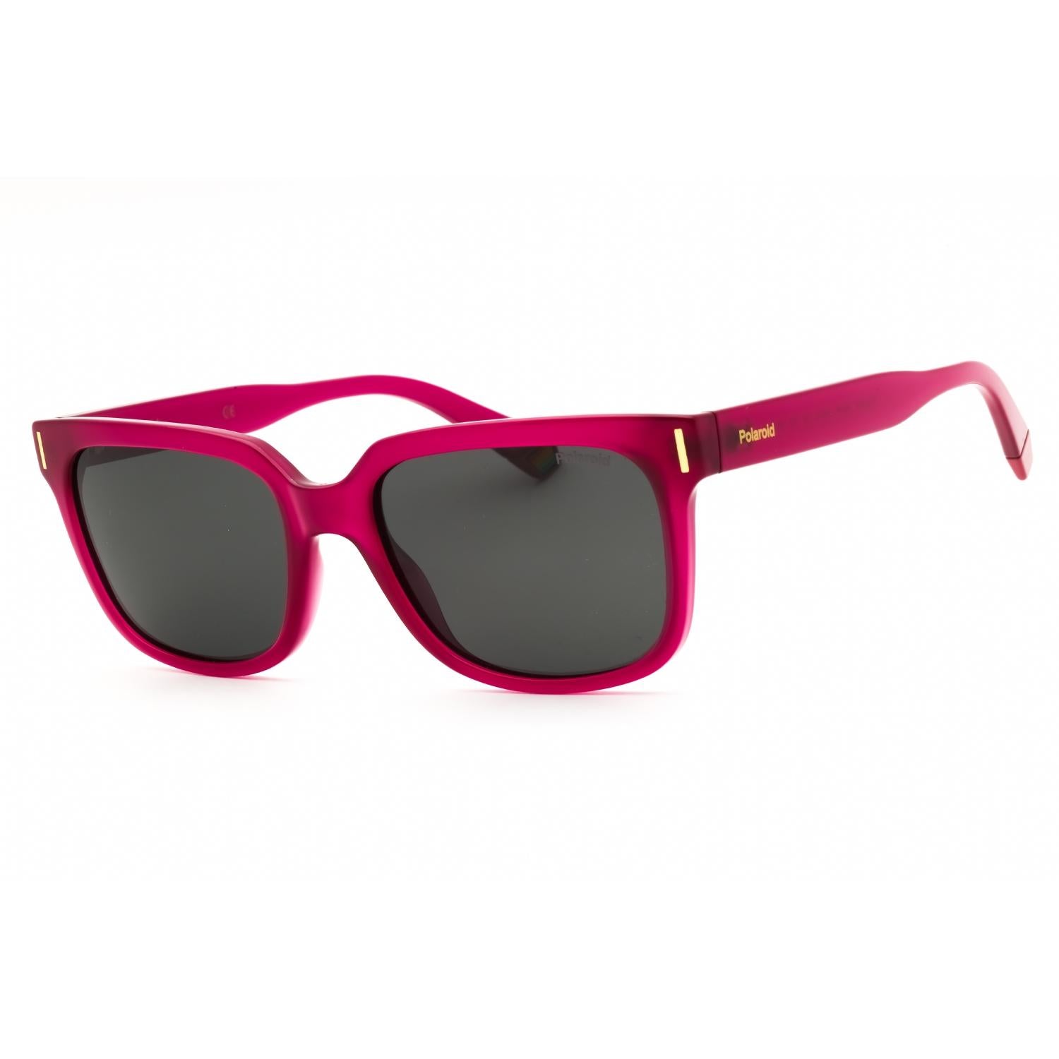 Polaroid Core PLD 6191/S Women Rectangular Polarized Sunglasses Fuchsia / Grey