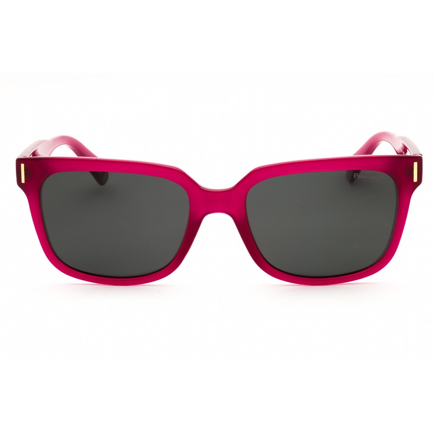 Polaroid Core PLD 6191/S Women Rectangular Polarized Sunglasses Fuchsia / Grey