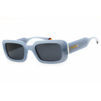 Polaroid Core PLD 6208/S/X Women Rectangular Polarized Sunglasses Azure / Blue