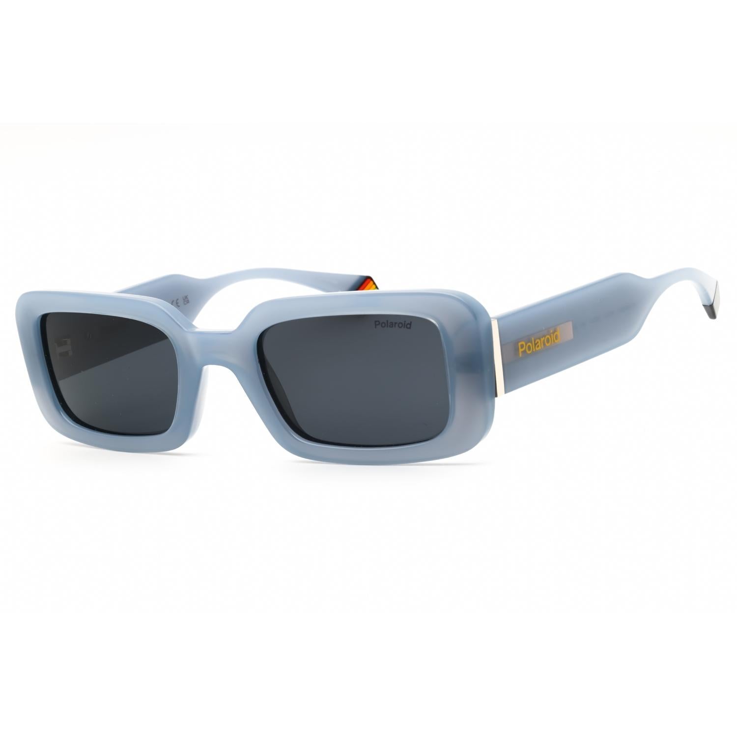 Polaroid Core PLD 6208/S/X Women Rectangular Polarized Sunglasses Azure / Blue