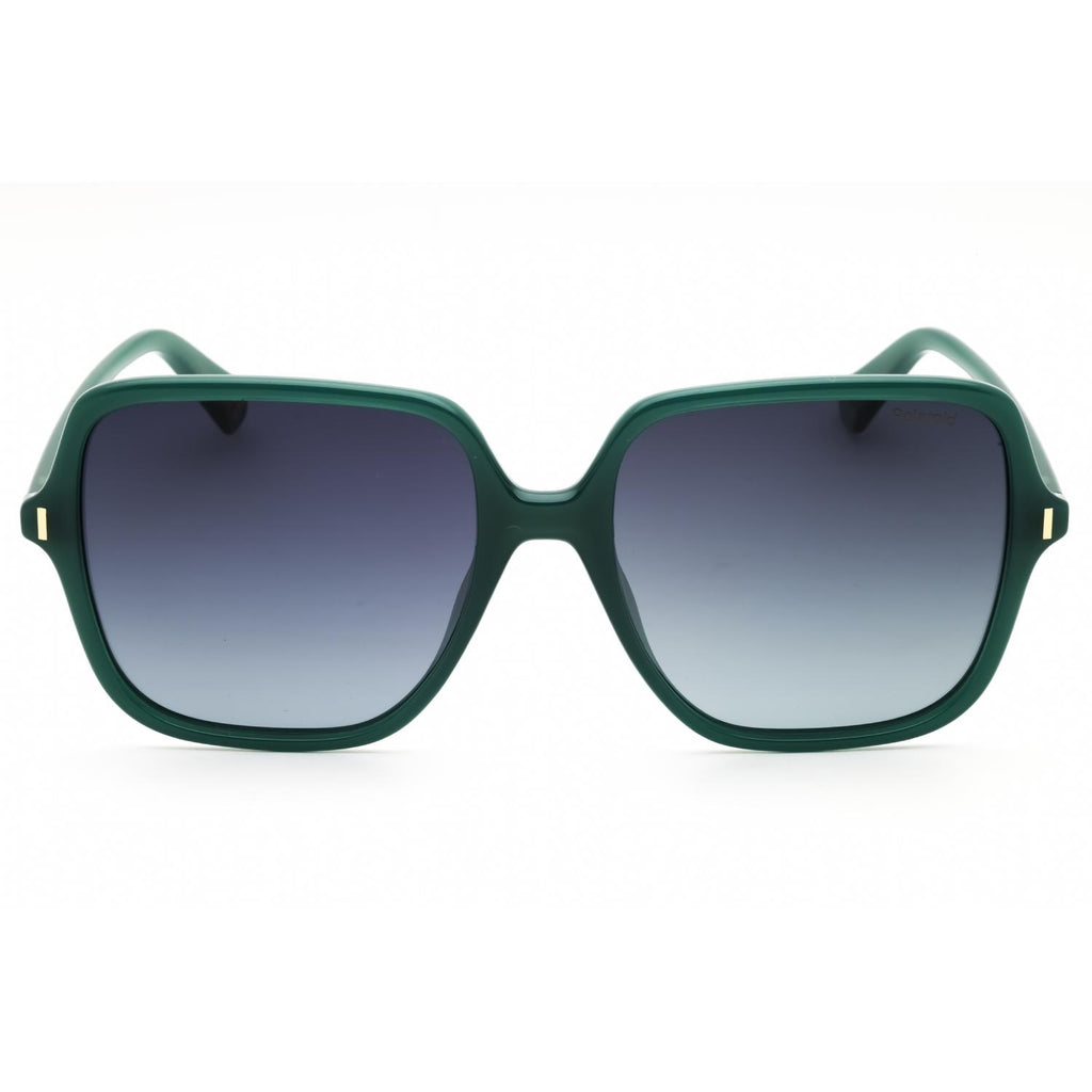 Polaroid Core PLD 6219/S Women Oversized Polarized Sunglasses Green / Grey Shaded
