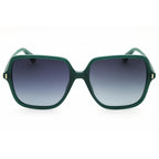 Polaroid Core PLD 6219/S Women Oversized Polarized Sunglasses Green / Grey Shaded
