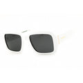 Polaroid Core PLD 6223/S/X Women Oversized Polarized Sunglasses White / Grey