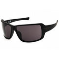 Police SPLN37 Men's Rectangular Sunglasses Semi-Matt Black Smoke