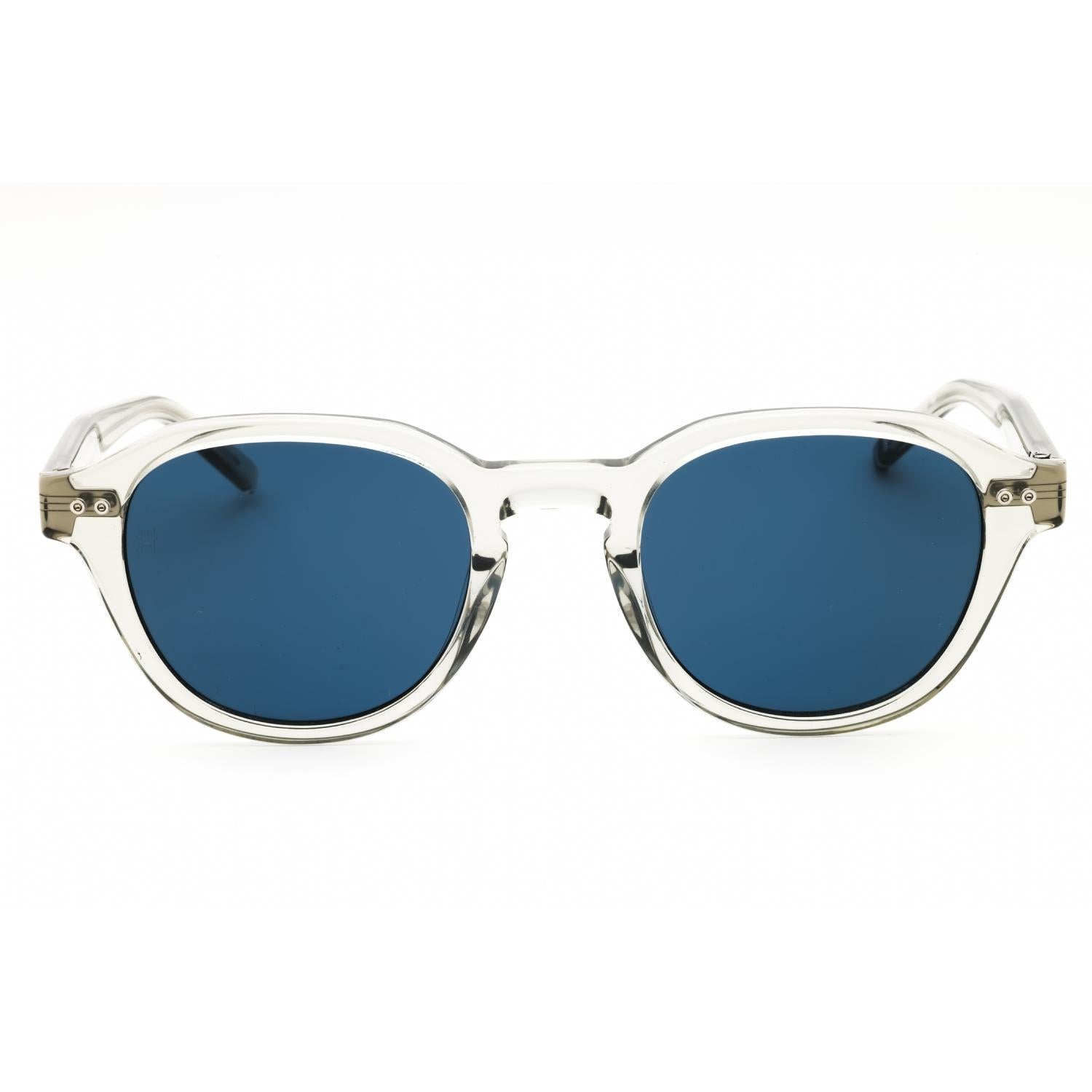 Tommy Hilfiger TH 1970/S Men Round Sunglasses Grey Blue