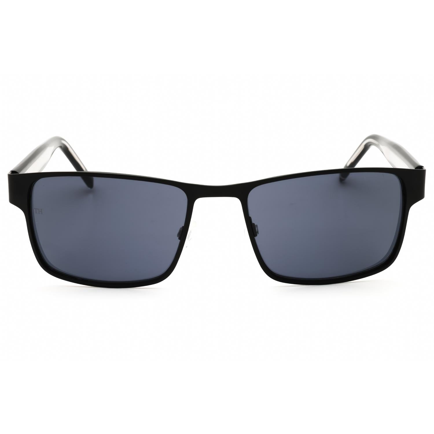 Tommy Hilfiger TH 1974/S Matte Black/Grey Men's Rectangular Sunglasses