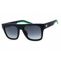 Tommy Hilfiger TH 1976/S Men Rectangular Sunglasses Matte Blue Gradient Blue