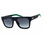 Tommy Hilfiger TH 1976/S Men Rectangular Sunglasses Matte Blue Gradient Blue